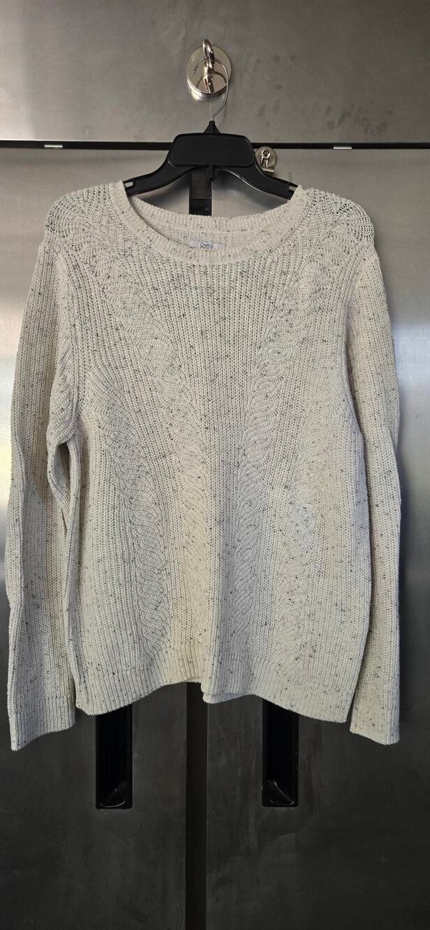 Croft & Barrow Women's Oatmeal Crewneck Sweater Size L